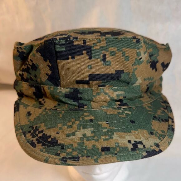 NEW USMC Cover 8-Point Jungle - Marine Corps Digital Jungle Utility Hat- Large - Picture 1 of 7